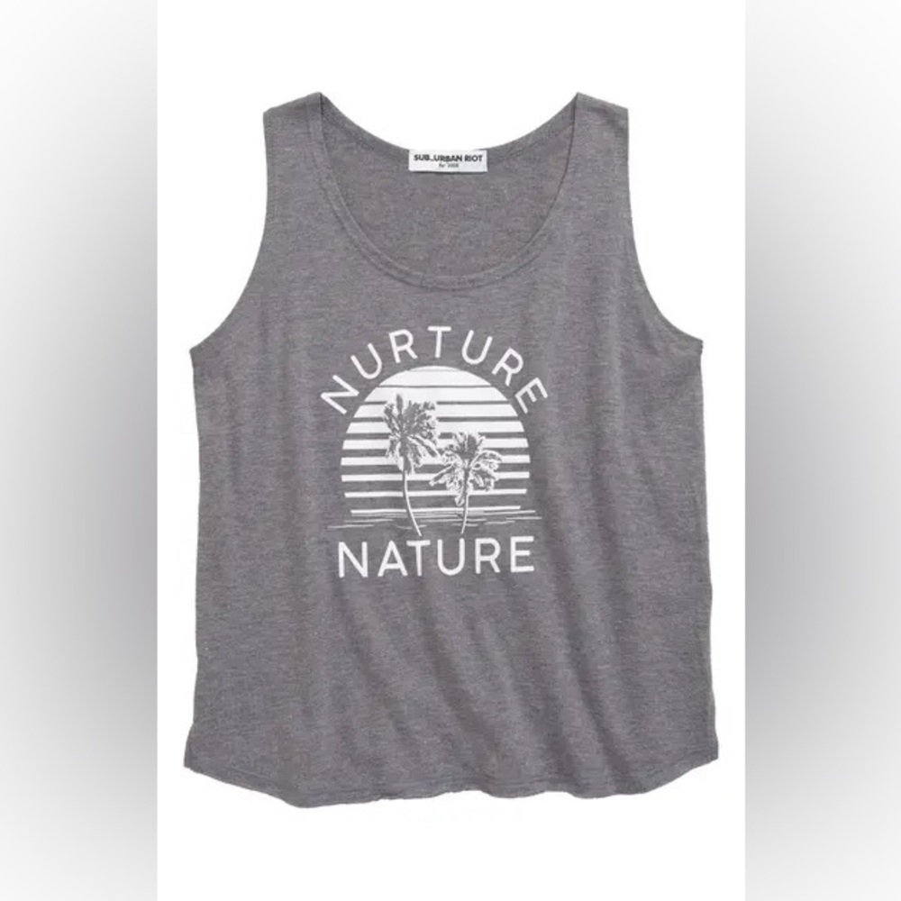 NWT Sub Urban Riot Grey Nuture Nature Tank size medium/large